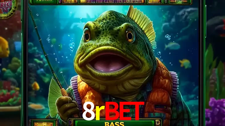 Personagem de peixe pescador do popular jogo de slot com tema de pescaria, uma das emocionantes opções de caça-níqueis para jogar e ganhar no cassino 8rbet.